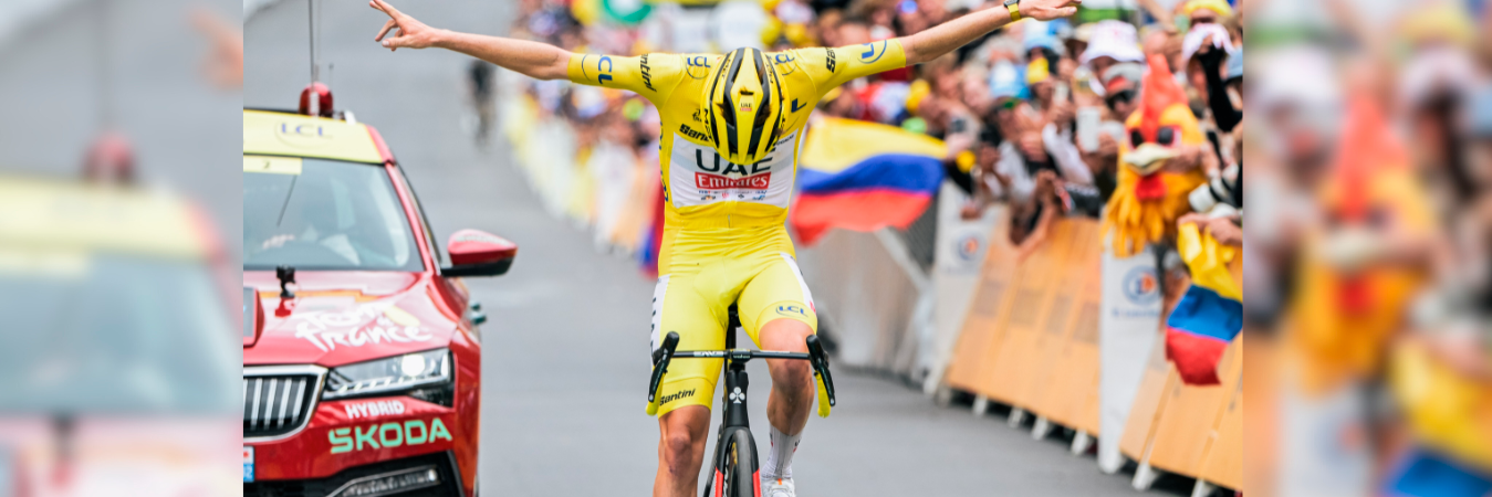 Tadej Pogačar consiguió su cuarto triunfo en el Tour de Francia 2024. /FOTO: @LeTour