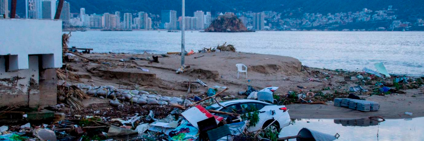 Huracán Otis en México. /FOTO: GETTY