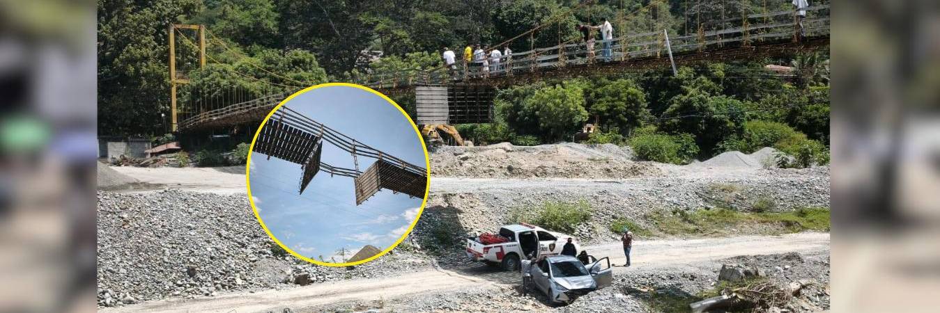 El vehículo quedó sobre una zona donde extraen material de construcción. /FOTO: TELE REGIÓN