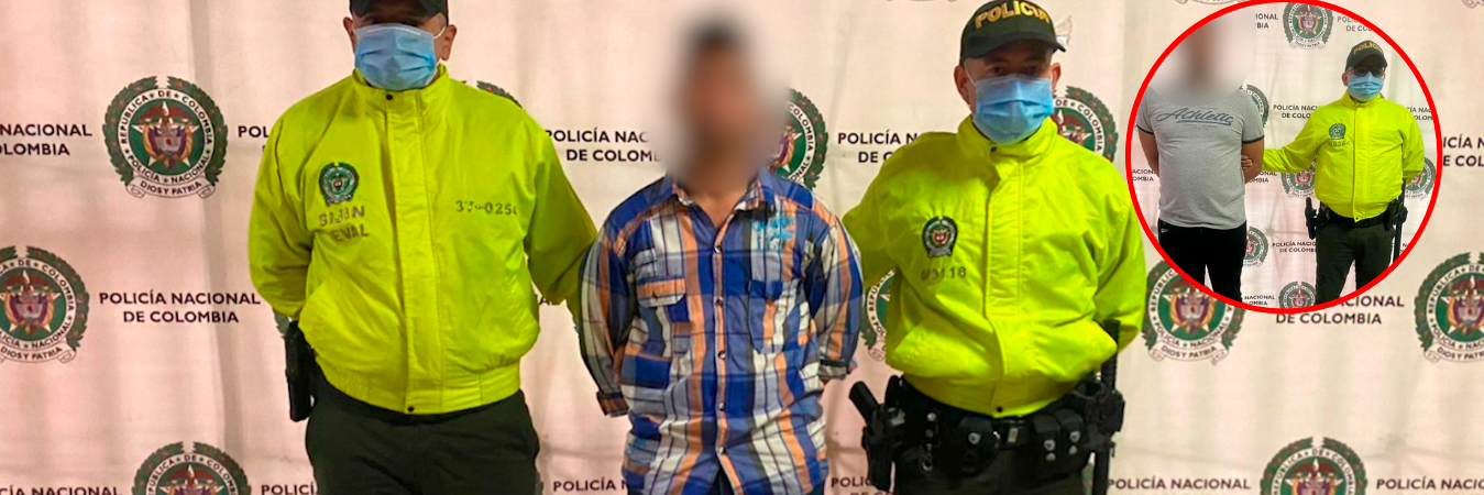 Capturas en el municipio de Itagüí. /FOTOS: CORTESÍA