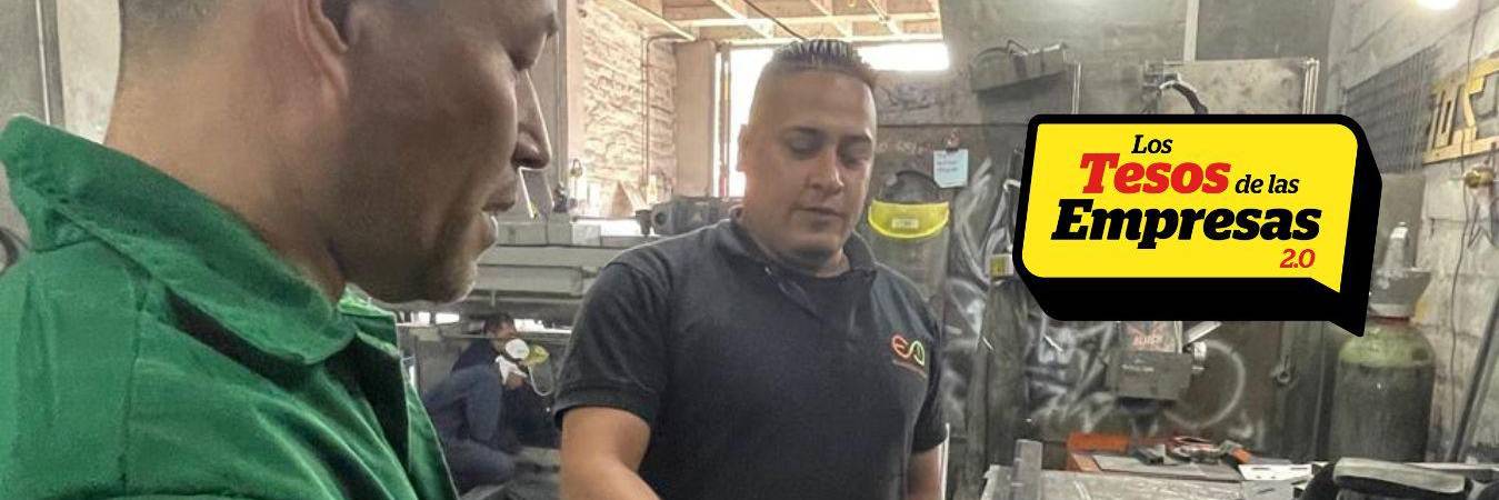 Jhon Freddy Duque Parra goza del cariño y la admiración de sus compañeros de Estanterías Medellín. FOTOS: JAIDER ESCOBAR