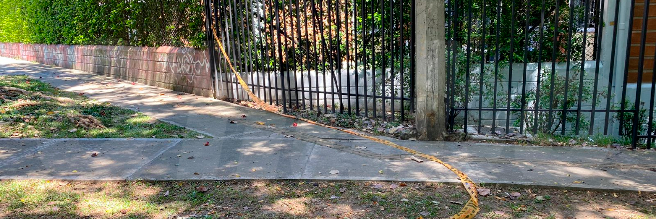 En este sector se presentó la riña entre el desconocido y Mosquera, quien falleció tras recibir una puñalada en el tórax. / FOTO: SINDY VALLE.