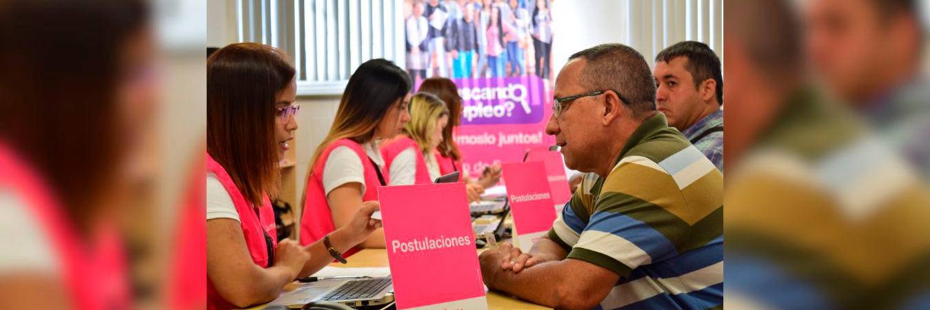 Una de las empresas que constantemente realiza ferias de empleo es la caja de compensación Comfama. /FOTO: CORTESÍA COMFAMA