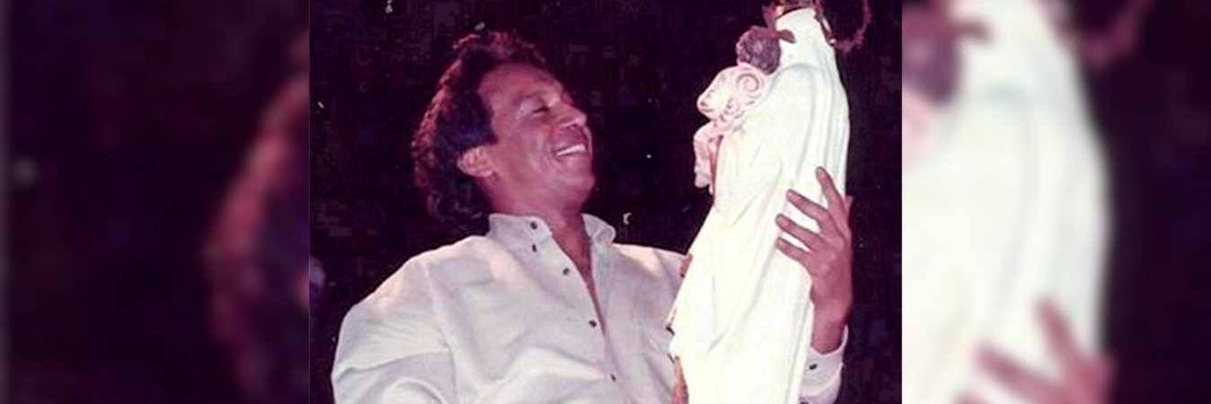 Diomedes Díaz era fiel creyente de la Virgen del Carmen. /FOTO: REDES SOCIALES