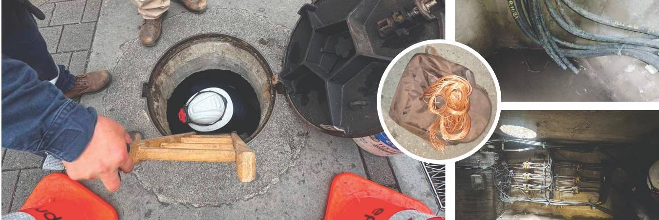 Las interrupciones que se generan por las reparaciones del sistema eléctrico se pueden extender hasta por más de 24 horas. La reparación de un kilómetro de cable de media tensión pueden ascender a los $ 500 millones. FOTOS: CORTESÍA