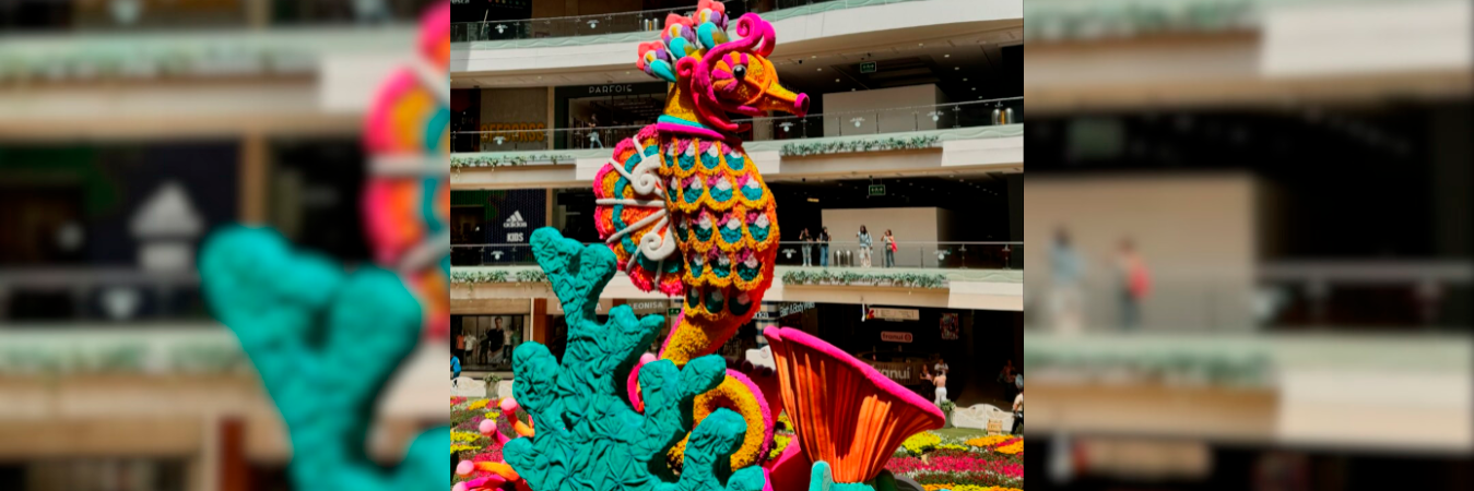 Se espera la visita de al menos dos millones de personas, de acuerdo con el centro comercial. / FOTO: @SANTAFEMEDELLIN