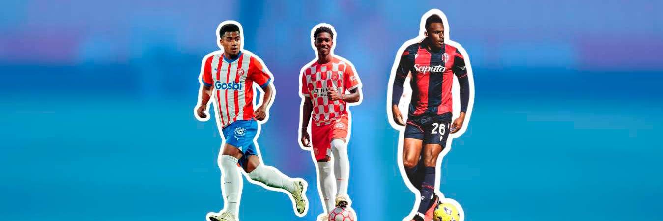 Jhon Solís (izq), Yáser Asprilla (centro) y Jhon Lucumí (der). / FOTO: @JHONSOLIS10, @YASER_ASPRILLA_10, @JHONLUCUMI26