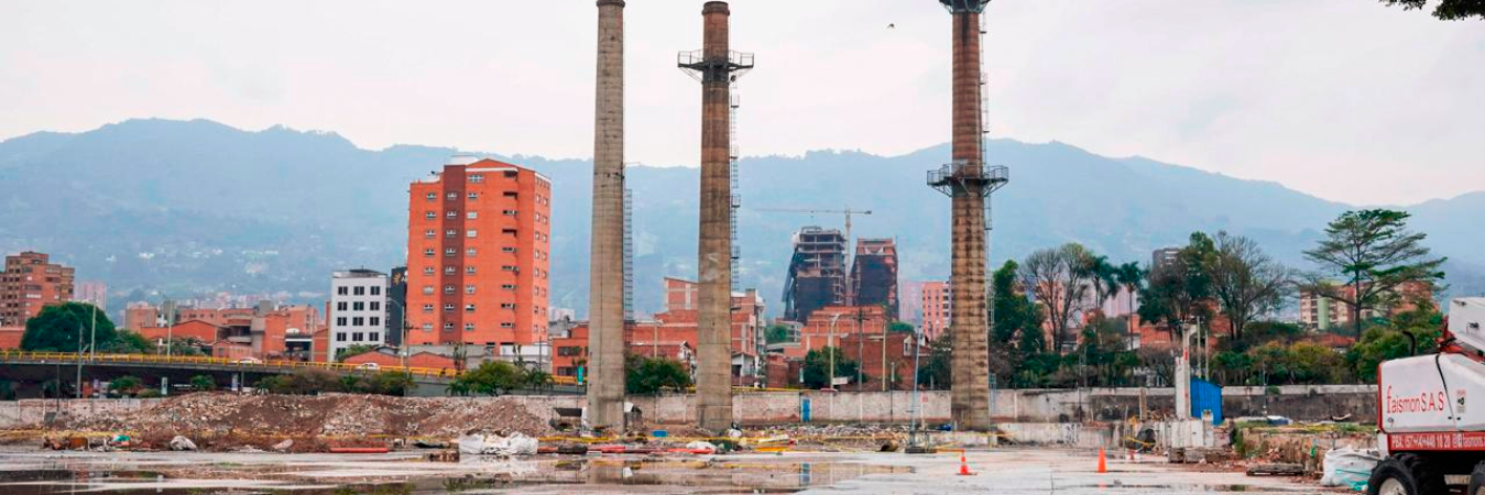 Las chimeneas hacen parte del patrimonio de municipio. / FOTO: ALCALDÍA DE ENVIGADO
