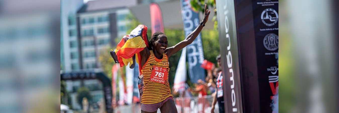 La atleta tenía dos hijas de 11 y 9 años. / FOTO: COMITÉ OLÍMPICO DE UGANDA