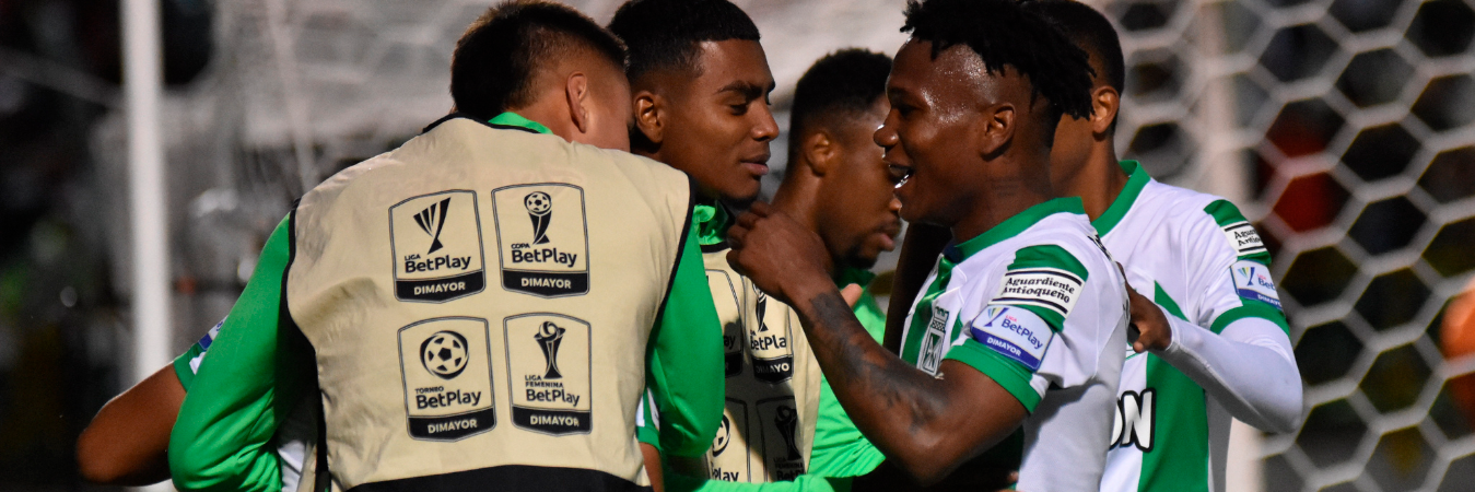 Atlético Nacional celebrando un gol en el 2023. /FOTO: COLPRENSA