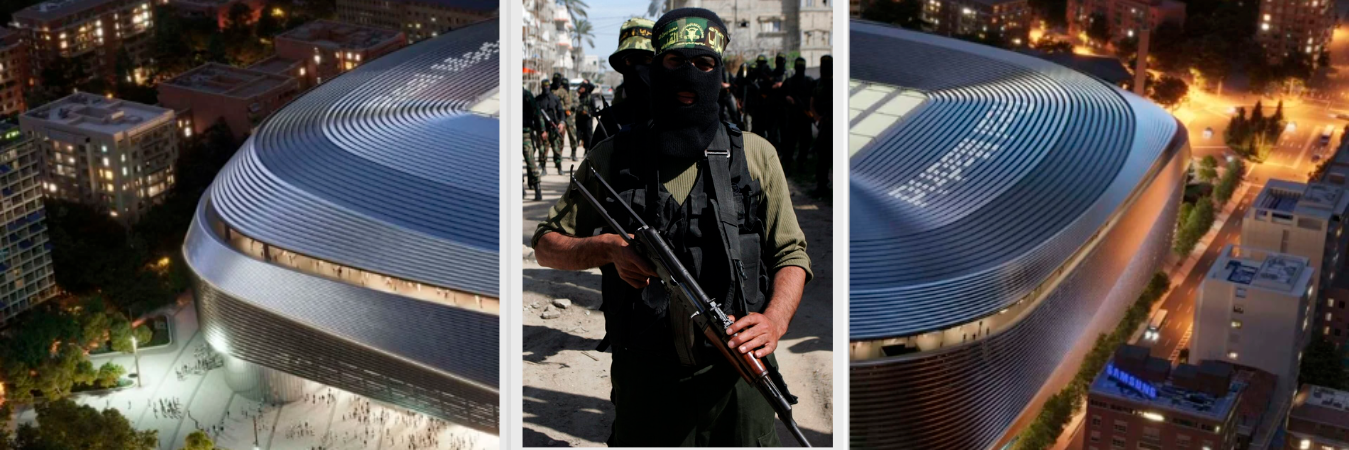 El estadio Santiago Bernabéu es uno de los escenarios amenazados. /FOTO: REDES SOCIALES 