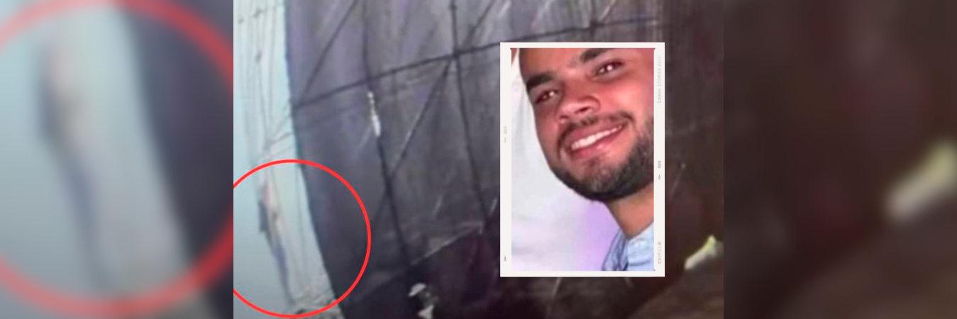 El joven se lanzó al tanque de agua. / FOTO: CAPTURA DE PANTALLA