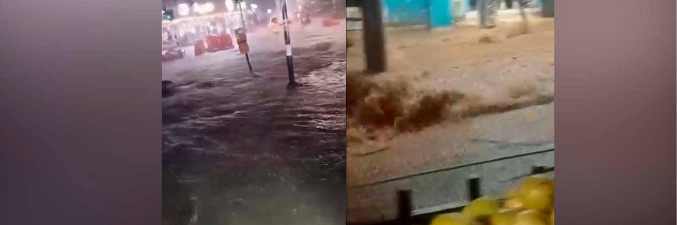 EN VIDEO: ¡Qué aguacero! Calles y casas se inundaron por el lapo que cayó ayer en Bello