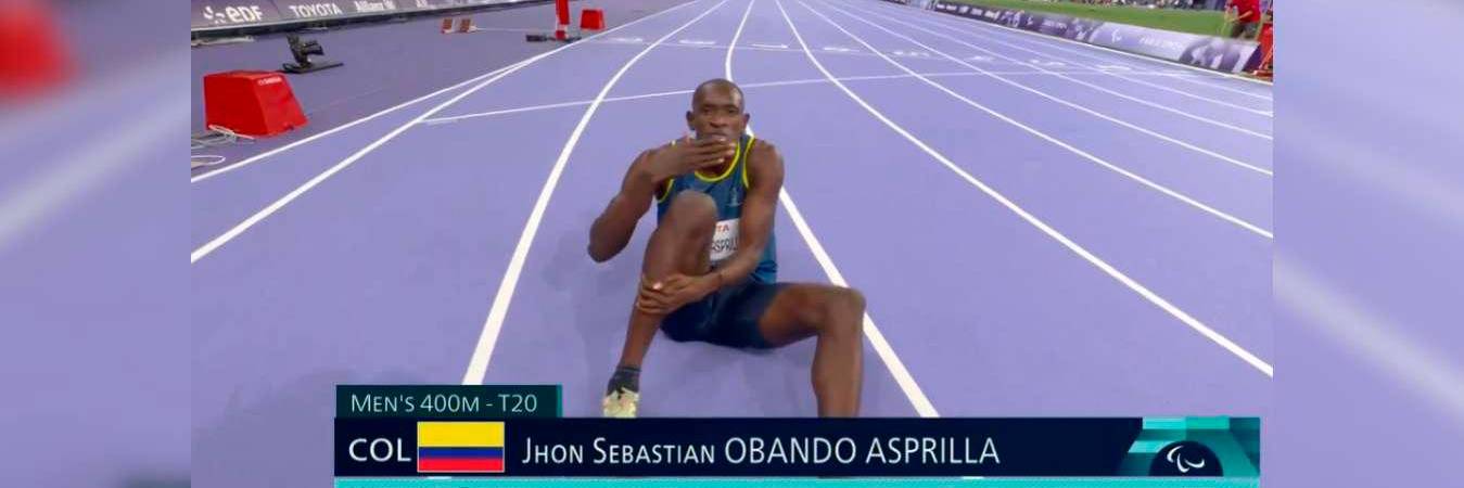 Desde que tenía nueve años, Obando empezó a competir en diferentes disciplinas del atletismo. / FOTO: CAPTURA DE PANTALLA