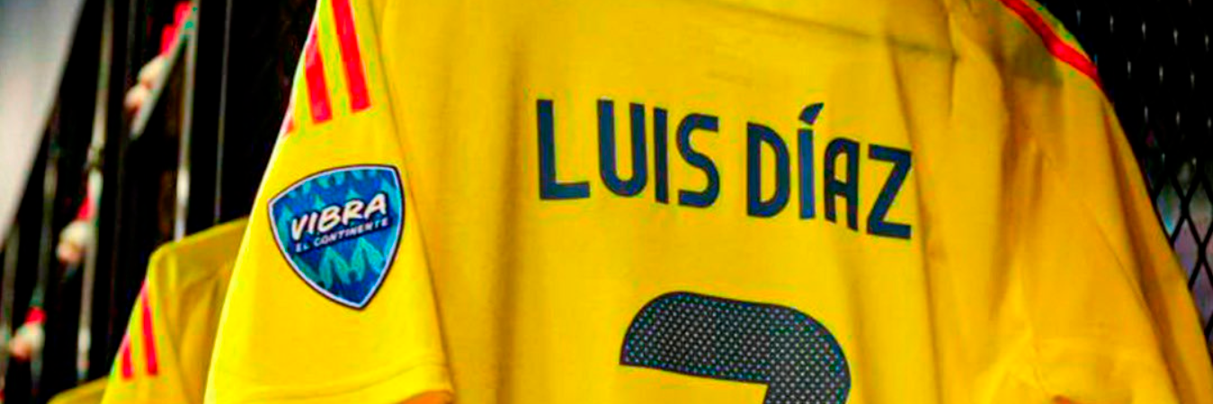 Dorsal de la camiseta del delantero de la Selección Colombia, Luis Díaz. / FOTO: FCF