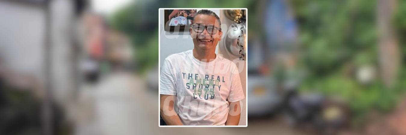 Humberto González asesinado en Aguas Calientes en Barbosa, Antioquia. FOTO: CORTESÍA 