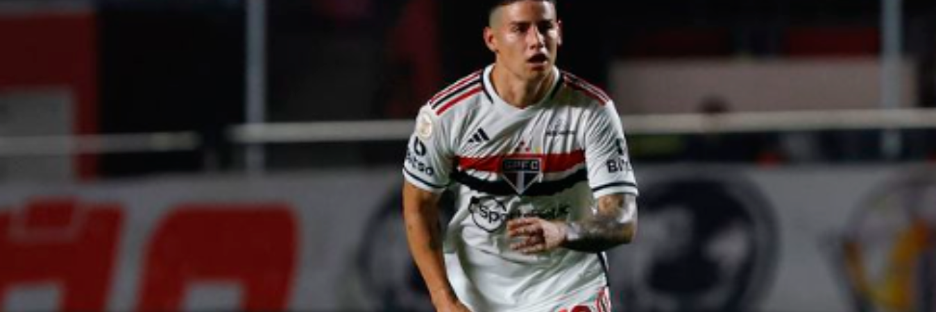 James Rodríguez con el Sao Paulo. /FOTO: INSTAGRAM @jamesrodriguez10