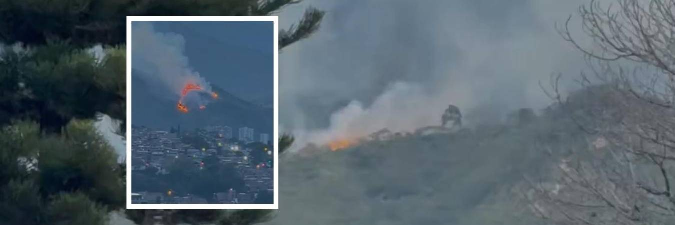 EN VIDEO: Alerta por incendios forestales en simultaneo en Medellín