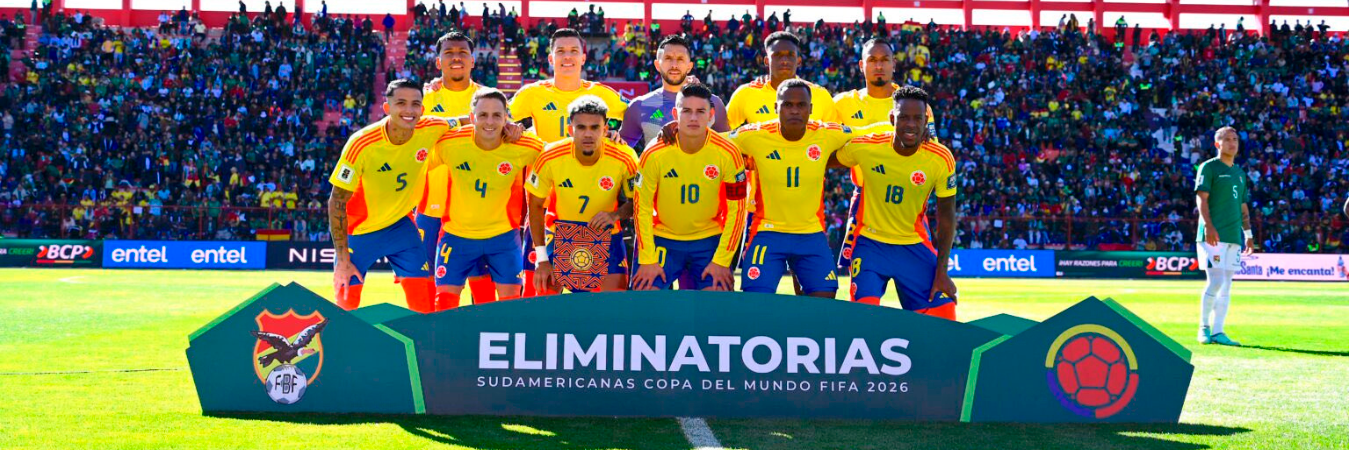 La Selección Colombia viene de perder ante Bolivia en las eliminatorias sudamericanas. /FOTO: FCF
