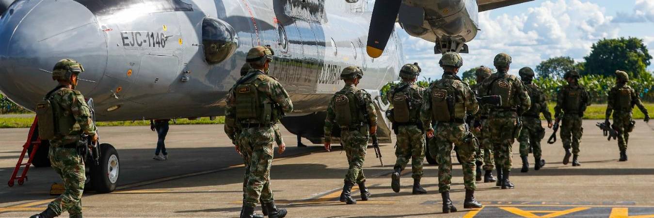 Miembros del Ejército Nacional. /FOTO: MANUEL SALDARRIAGA