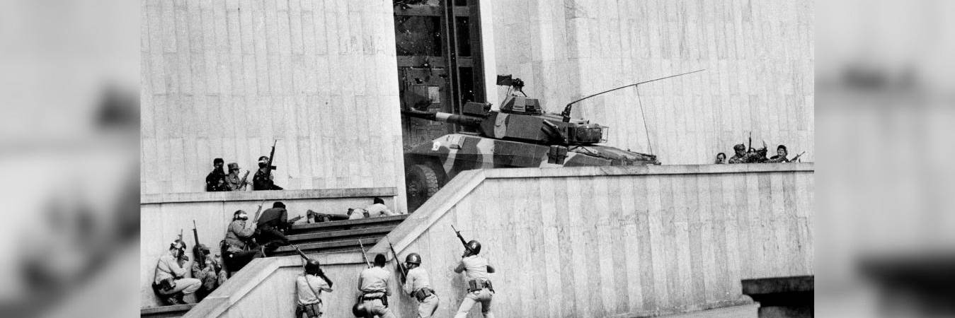Así fue la actuación del Ejército en el Palacio con el fin de replegar a los guerrilleros. FOTO: ARCHIVO - COLPRENSA 