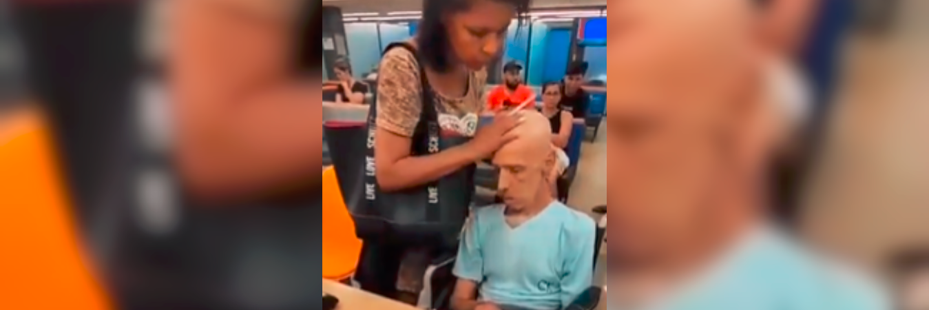 La mujer no aceptó los cargos y dijo que su tío murió en el banco. / FOTO: CAPTURA DE PANTALLA