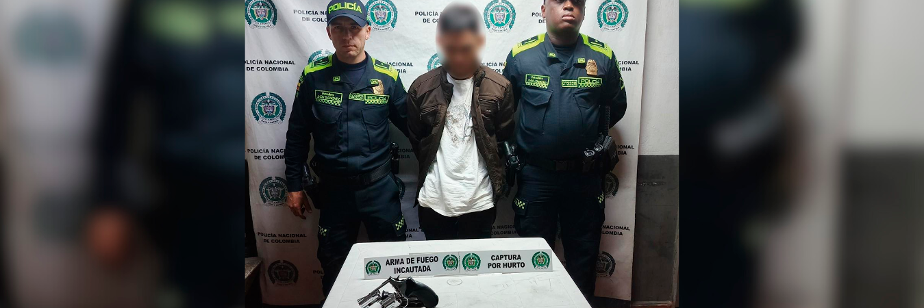 El detenido tiene 21 años. /FOTO: CORTESÍA 
