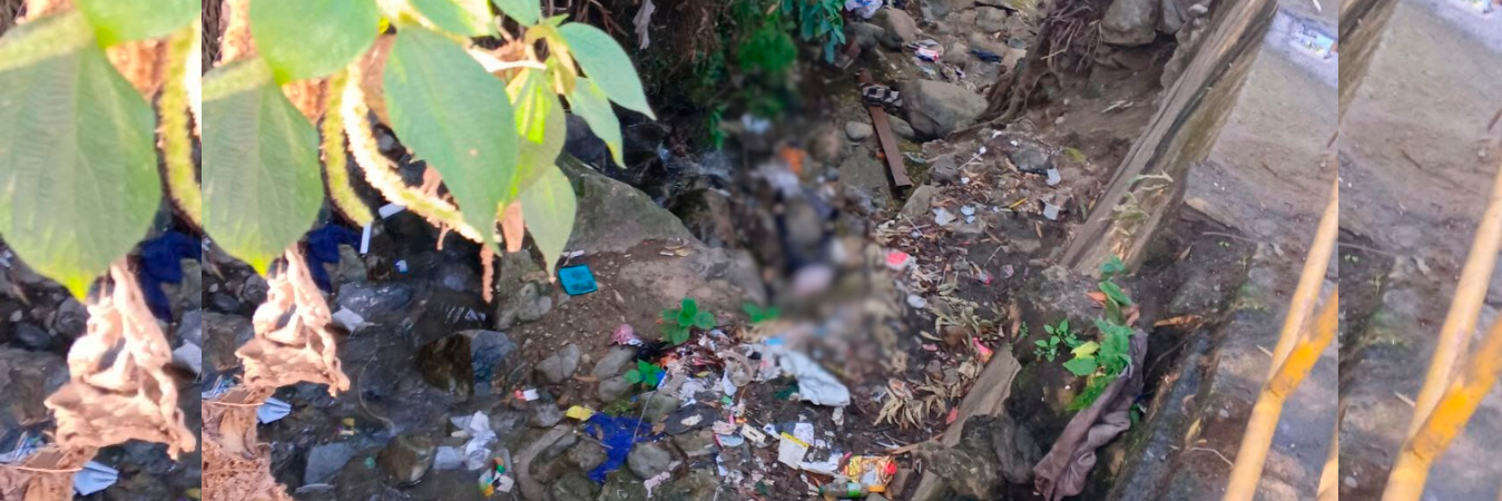 En este punto encontraron el cuerpo. /FOTO: CORTESÍA DENUNCIAS ANTIOQUIA