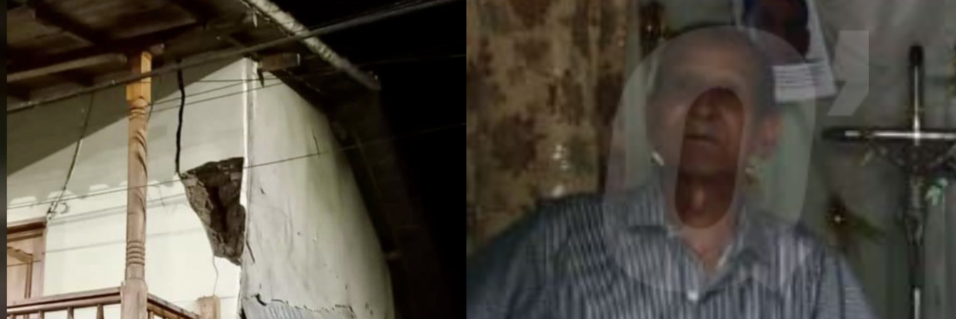 Don Alfonso murió cuando arreglaba un techo afectado por el temblor