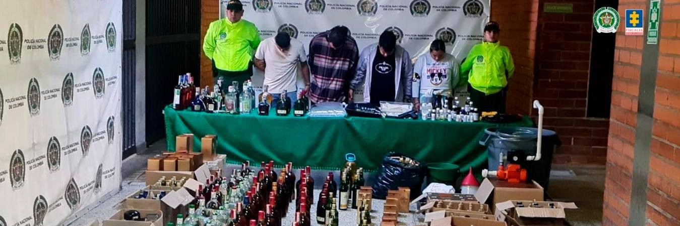 Dos personas terminaron en la cárcel y otras 2 en sus lugares de residencia. /FOTO: CORTESÍA.