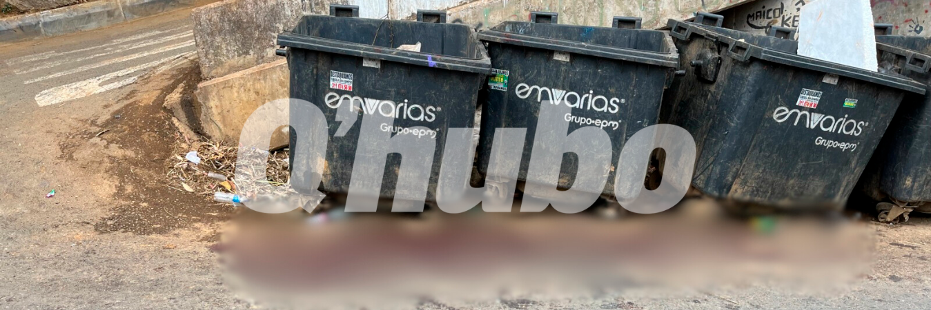 Así estaba la escena del crimen en la mañana de este domingo. /FOTO: ANDRÉS FELIPE OSORIO GARCÍA 