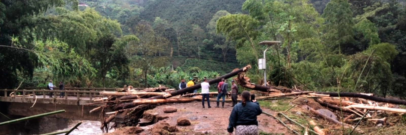 En Betanía hubo avenida torrencial que afectó el río Pedral. /FOTO: CORTESÍA