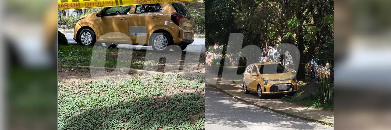 Homicidio taxista en el barrio Alfonso López. FOTO: CORTESÍA