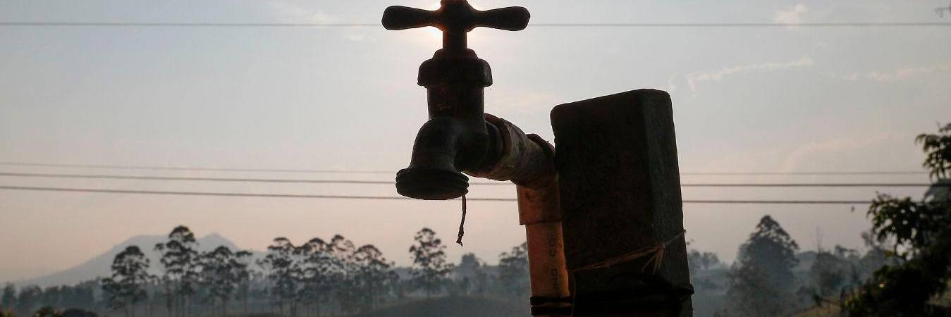 Cortes de agua en Medellín por el fenómeno de El Niño. /FOTO: ANDRÉS CAMILO SUÁREZ ECHEVERRY 