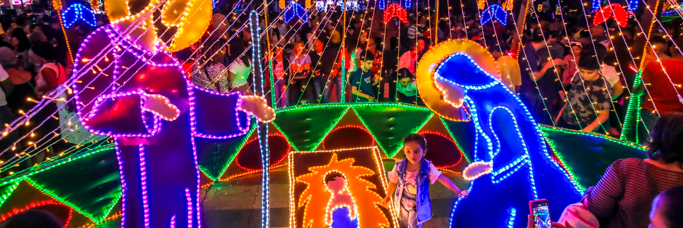 Alumbrados del municipio de Envigado. /FOTO: ESNEYDER GUTIÉRREZ