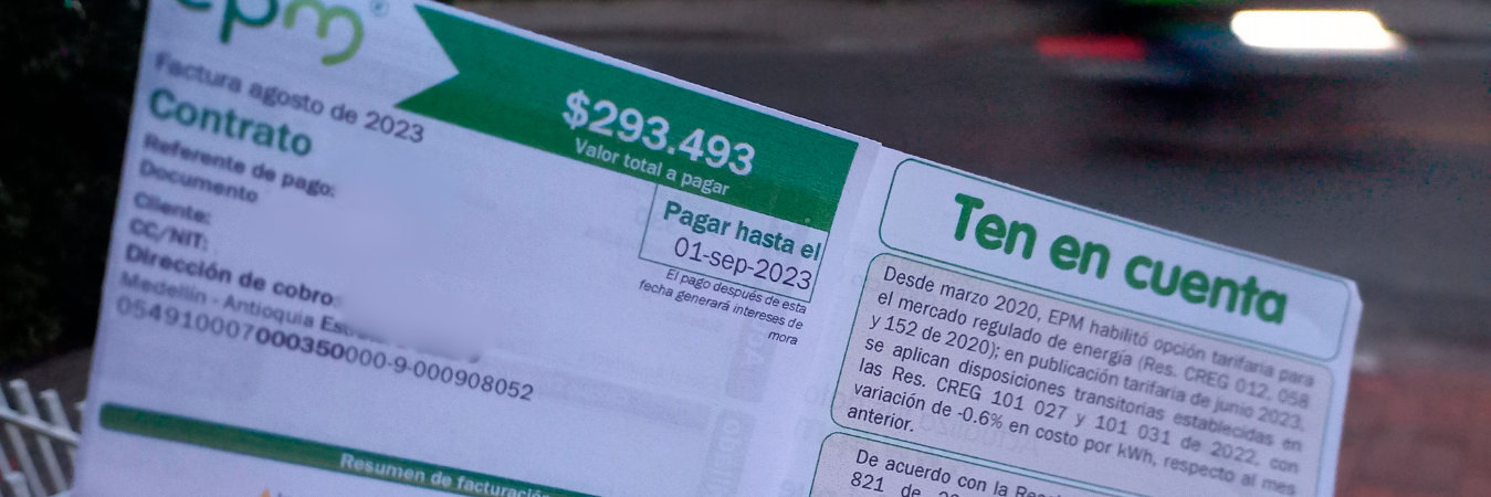 Usted puede comunicarse con la compañía para especificar a qué correo electrónico desea recibir la factura. / FOTO: MAURICIO PALACIO