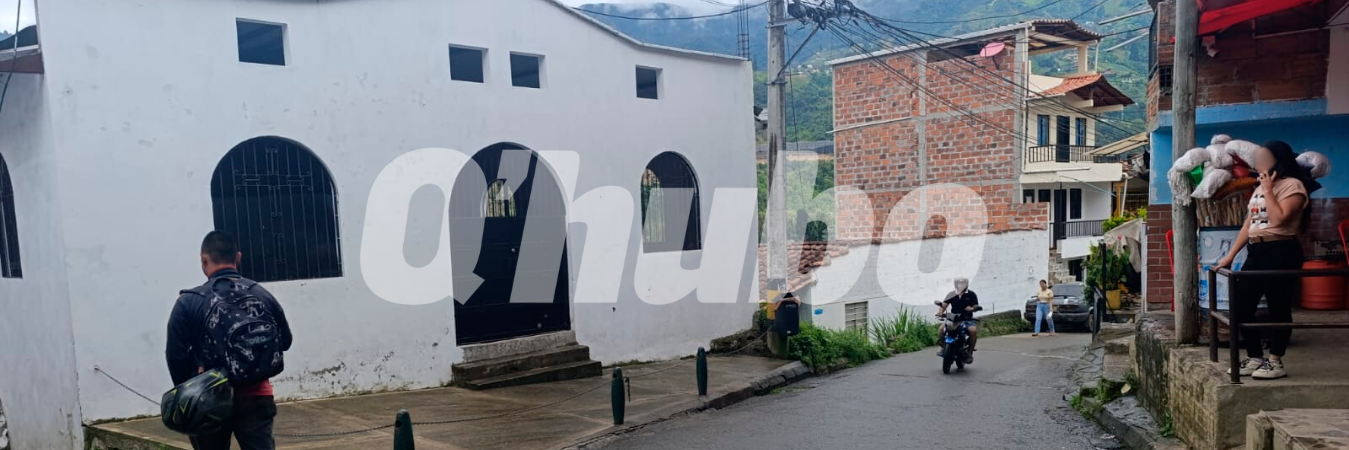 Afuera de la capilla ocurrió el homicidio. /FOTO: ALEJANDRA MORALES