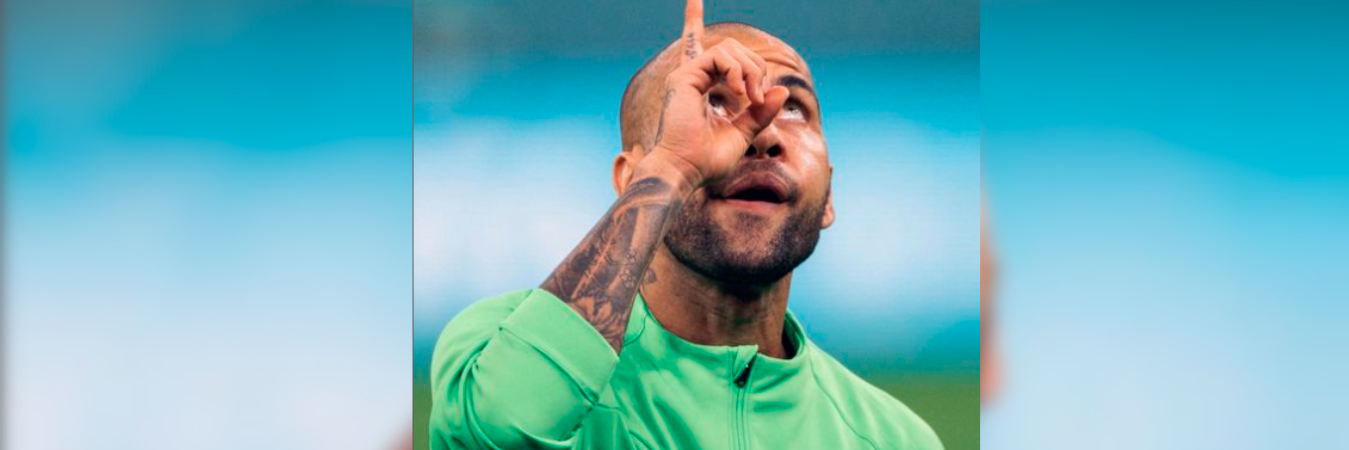 Dani Alves entrenando con la Selección Brasil. /FOTO: INSTAGRAM @danialves