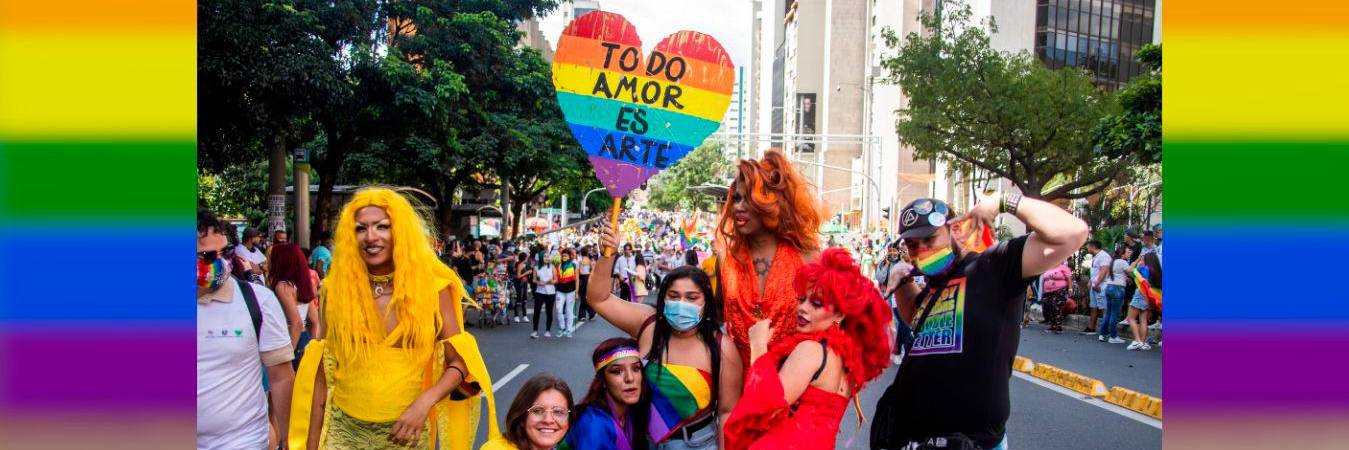 Marcha del Orgullo en Medellín. /FOTO: ARCHIVO.