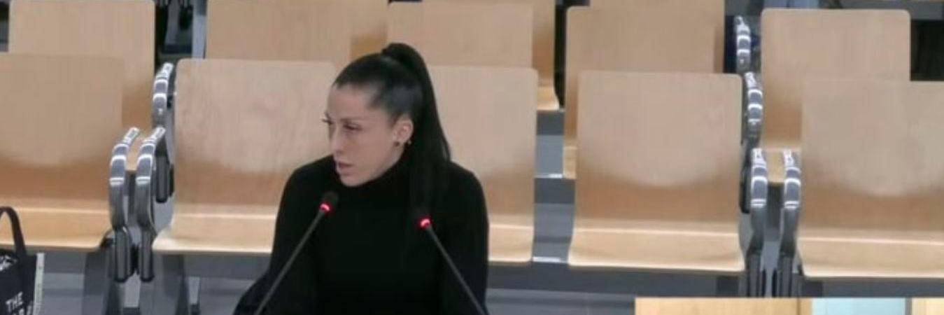 La jugadora es una de las primeras en subir a dar testimonio. / FOTO: CAPTURA DE PANTALLA