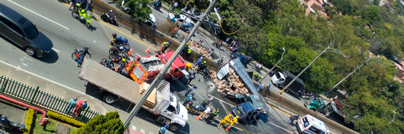 Los hechos se presentaron este martes en inmediaciones de Copacabana. / FOTO: DENUNCIAS ANTIOQUIA. 