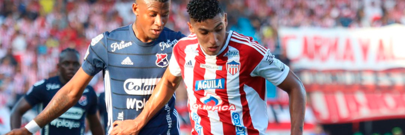 Medellín contra Junior en el Metropolitano. /FOTO: X @Dimayor