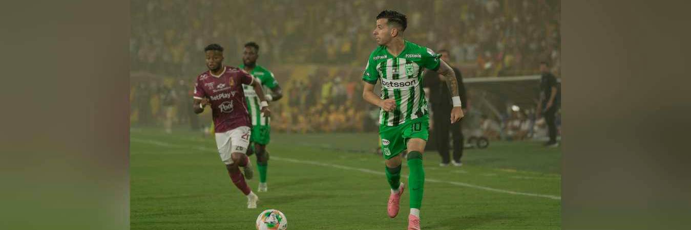 El partido estuvo muy cerrado y aguerrido. / FOTO: ATLÉTICO NACIONAL