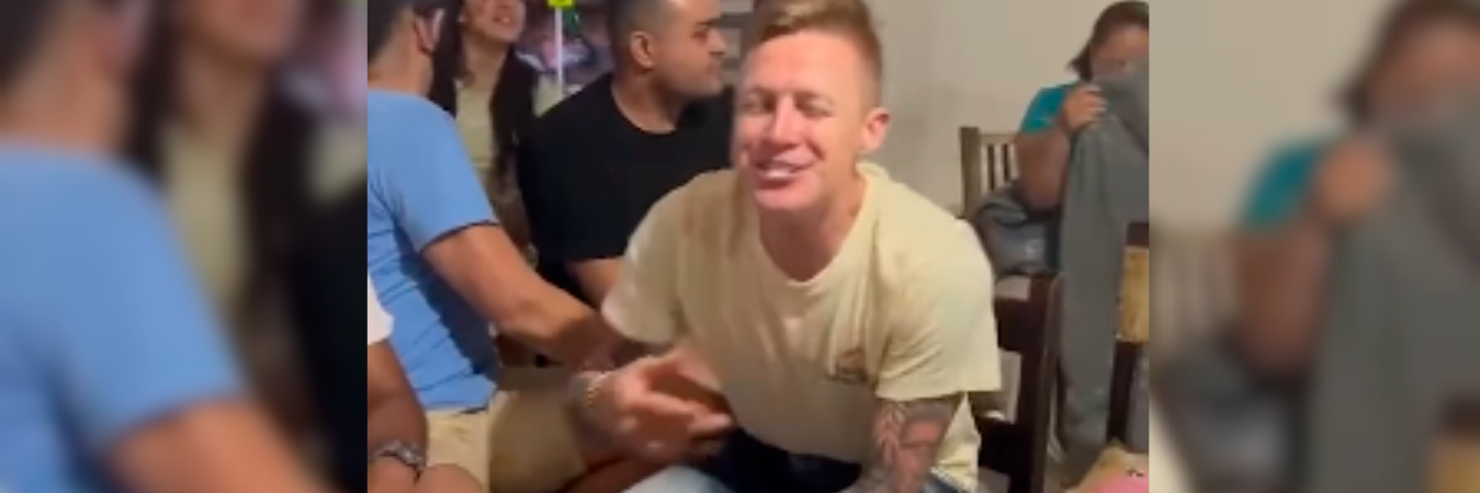 Video en el que al parecer Toni Kroos canta canción del Cacique de la Junta. /FOTO: TOMADA DE VIDEO 