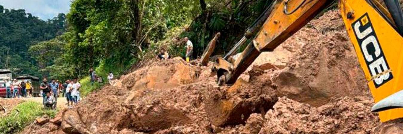Invías se encuentra trabajando para habilitar los pasos. /FOTO: INVÍAS.
