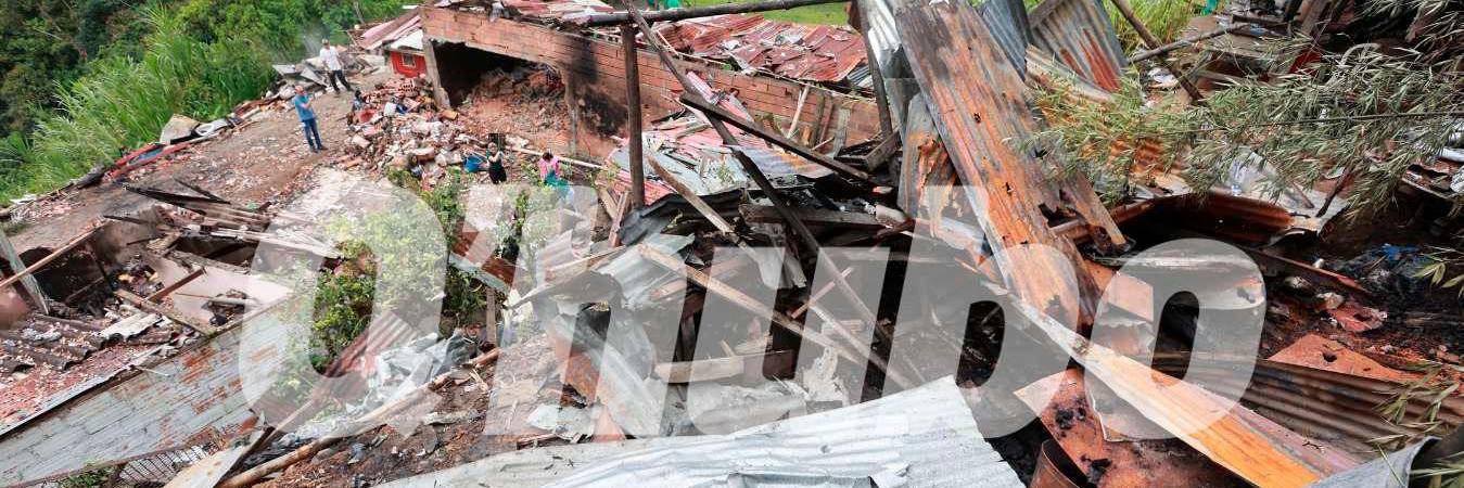 EN IMÁGENES: Presunta polvorería estalló en Caldas