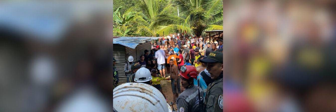 La muerte de cuatro mineros en Segovia prendió las alertas en la comunidad minera. /FOTO: CAPTURAS DE VIDEO REDES SOCIALES
