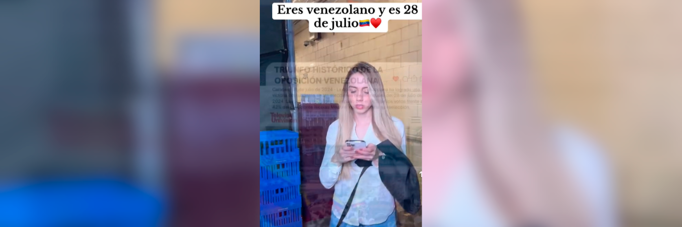 La tendencia busca mostrar lo que quiere el pueblo venezolano frente a las elecciones. /FOTO: CAPTURA DE PANTALLA