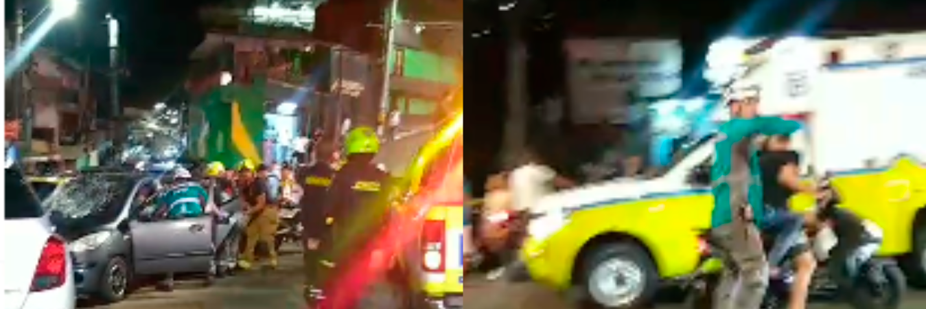 Un nuevo accidente se presentó en Medellín, con dos muertos de por medio. / FOTO: CAPTURA DE VIDEO.