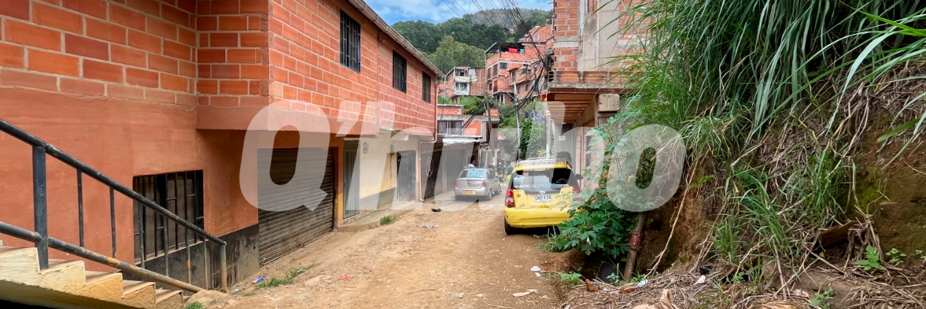 En esta calle sin pavimento quedó sin vida Eduar Maiquel. /FOTO: ANDRÉS FELIPE OSORIO GARCÍA 